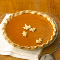Light and Luscious Pumpkin Pie Recipe | EatingWell image