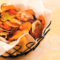 Baked Veggie Chips Recipe: How to Make It image