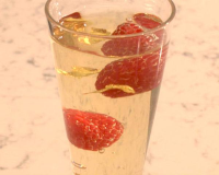 Champagne Gelée with Raspberries Recipe by Dede Wilson image