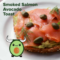 Smoked Salmon Avocado Toast (Taurus) Recipe by Tasty image