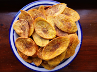 Easy Plantain Chips Recipe - How To Make Baked Plantain Chips image