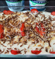 Low Fat - Strawberries /choco Cheesecake recipe by ... image