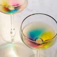 These Wine Glasses Put RAINBOWS into Your Champagne - Brit ... image