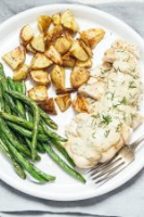 Creamy Dill Chicken with Potatoes and Green Beans - My ... image
