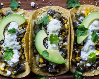 Nopales and Roasted Corn Tacos Recipe | SideChef image