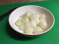 PEARL ONIONS • EASIEST WAY TO PEEL | Just A Pinch Recipes image