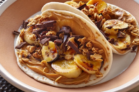 Peanut Butter, Banana, and Honey Street Tacos Recipe ... image