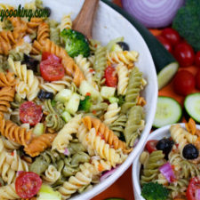 The Best Ever Italian Dressing Pasta Salad Recipe – Philly ... image