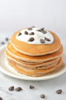 Chocolate Protein Powder Pancakes | A Taste of Madness image