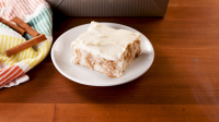 Best Cinnamon Roll Poke Cake Recipe - How to Make Cinnamon ... image