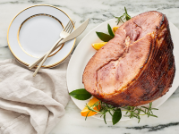 Maple-Bourbon Glazed Ham Recipe | Southern Living image