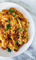 Instant Pot Cajun Chicken Sausage and Rice Recipe by The ... image