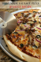 Homemade Sausage Pizza & Pizza Sauce Recipe – Joy's Life image