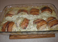 Bacon Wrapped Cream Cheese Chicken ... - Just A Pinch Recipes image