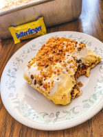Butterfinger Dessert with Ice Cream - Cooking with Tyanne image