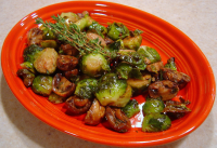 Roasted Brussels Sprouts With Mushrooms Recipe - Food.com image