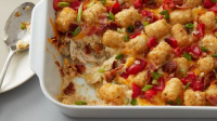 CHICKEN BACON RANCH CASSEROLE WITH TATER TOTS RECIPES