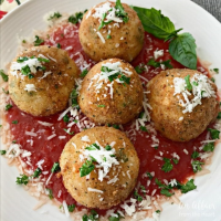 Arancini - Three Cheese Fried Risotto Balls image