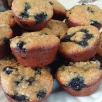 Banana Blueberry Almond Flour Muffins (Gluten-Free) Recipe ... image