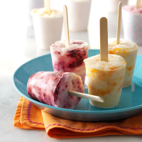 Frozen Berry & Yogurt Swirls Recipe: How to Make It image