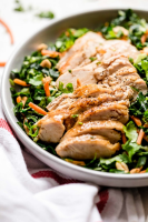 Chicken Kale Salad with Peanut Vinaigrette image
