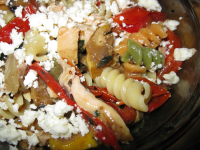 Roasted Vegetable Pasta Salad With Grilled Chicken Recipe ... image