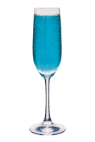 Blue Champagne Cocktail Recipe - Difford's Guide image