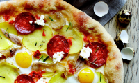 Breakfast Pizza, West Coast Style Recipe | MyRecipes image