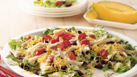 Layered Mexican Chicken Salad Recipe - BettyCrocker.com image