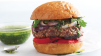 Chimichurri Burger Recipe | Martha Stewart image