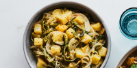 Potatoes with Roasted Poblano Chiles and Mexican Sour ... image