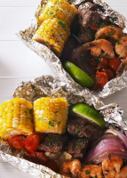 SURF AND TURF FOIL PACKETS IN OVEN RECIPES