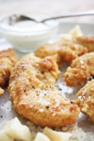 Parmesan and Almond Crusted Chicken Tenders (keto) image