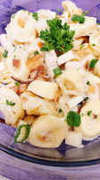 Creamy Tortellini Salad with Chicken, Bacon, and Ranch ... image