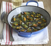 Crunchy baked mussels recipe | BBC Good Food image
