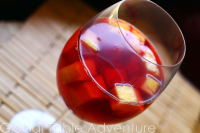Iced Hibiscus Drink with Fresh Pineapple | Bissap a la ... image