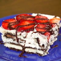 Oreo and Strawberry Cake | So Delicious image