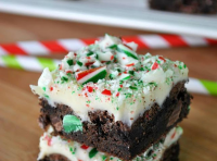 Candy Cane Oreo Cookies Bars | Just A Pinch Recipes image