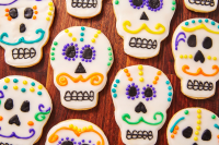How to Make Day of the Dead Cookies Recipe for Halloween ... image