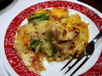 Cheesy Broccoli - Hashbrown - Chicken Casserole | Just A ... image