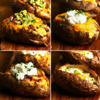 Loaded Baked Potatoes 4 Ways | Recipes - Tasty image
