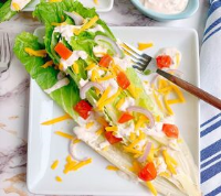 Romaine Wedge Salad With Bacon Ranch Dressing | Foodtalk image