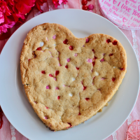 Giant Heart-Shaped Pan Cookie Recipe | Allrecipes image