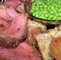 Herb Rubbed Bison Sirlion Tip Roast Recipe - Christmas ... image
