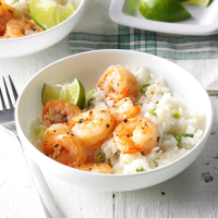 Shrimp with Coconut Rice Recipe: How to Make It image