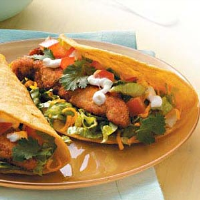 Chicken Finger Tacos for Two Recipe: How to Make It image