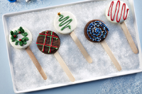 Easy OREO Fudge Covered Cookie Holiday Pops image