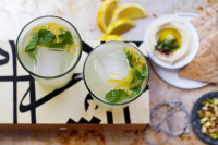 {Lebanese Limonada} Sparkling Rosewater Lemonade Recipe image