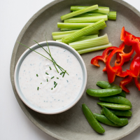Garlic-Chive Greek Yogurt Dip Recipe - Todd Porter and ... image