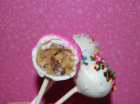COOKIE DOUGH CAKE POPS | Just A Pinch Recipes image